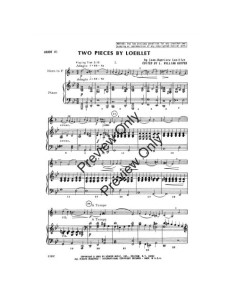 LOEILLET J.B.-Pezzi (2) per corno e pianoforte 2