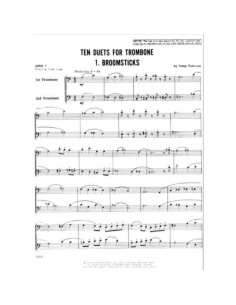 PEDERSON T.-Duets (10) for 2 Trombones 2