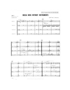 SCHINSTINE W.J.-Bossa Nova sans instruments de percussion 2