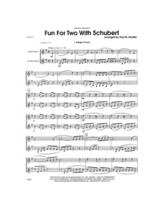 SCHUBERT F.-Fun for Two for 2 Clarinets (Stouffer) 2