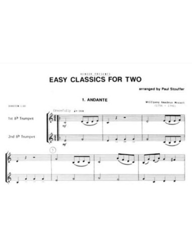 STOUFFER P.M.-Vari classici facili per due per 2 trombe