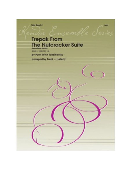 TCHAIKOVSKY P.I.-Trepak from "The Nutcracker" for 4 Flutes (Halferty)