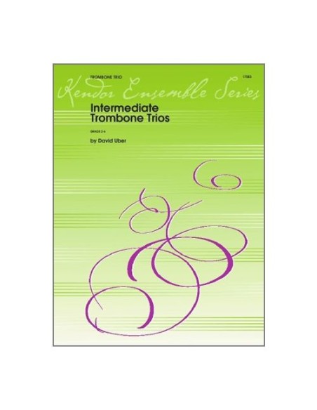 UBER D.-Intermediate Trombone Trios para 3 Trombones "D"
