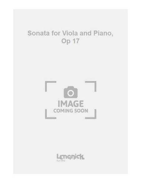 ARNOLD M.-Sonata Op.17 per viola e pianoforte