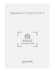 BEETHOVEN L.V.-Bagatela Op.33 nº 6 en Re Mayor para Piano