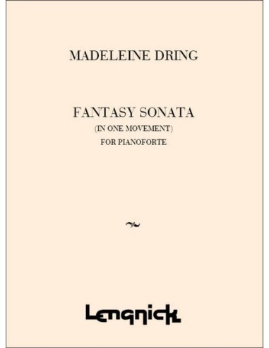 DRING M.-Fantasy Sonate pour piano