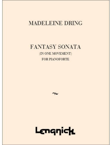 DRING M.-Fantasy Sonate pour piano