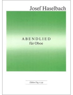 HASELBACH J.-Abenlied pour hautbois
