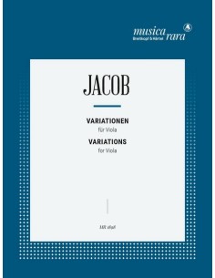 JACOB G.-Variationen (1975) pour alto