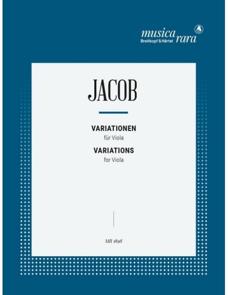 JACOB G.-Variationen (1975) per viola