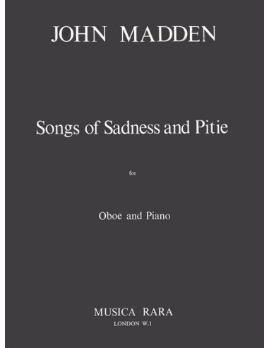 MADDEN J.-Songs of Sadness and Pitie for Oboe and Piano
