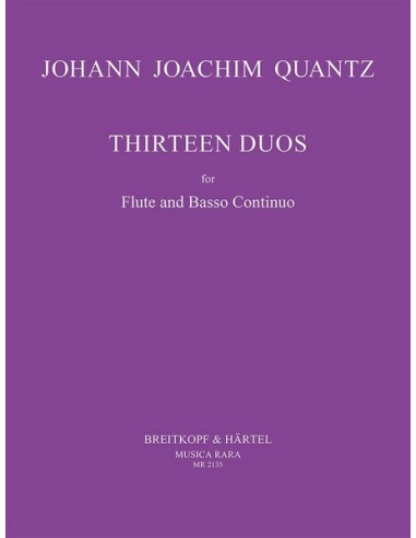 QUANTZ J.J.-Duos (13) per flauto e BC (Smith)
