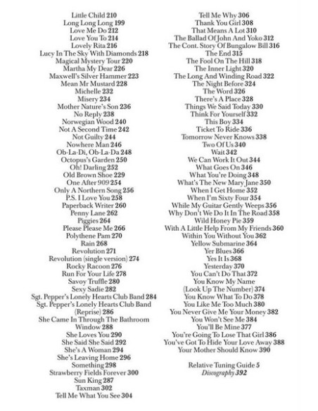 BEATLES-Recueil complet daccords