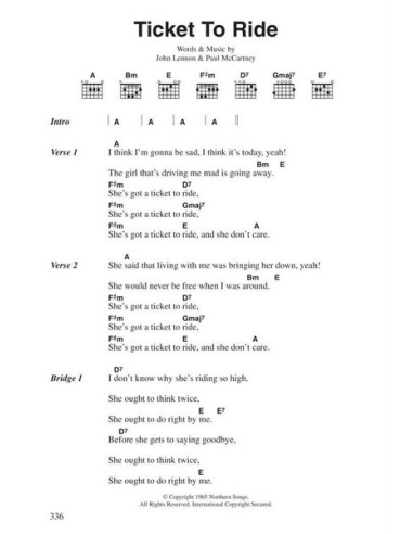BEATLES-Recueil complet daccords