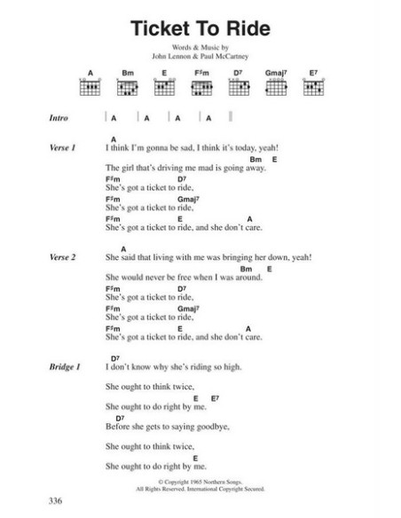 BEATLES-Complete Chord Songbook