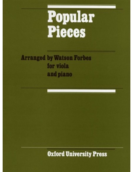 FORBES W.-Pezzi popolari per viola e pianoforte