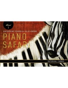 FISHER & KNEER-Piano Safari: Intervallkarten für Klavier