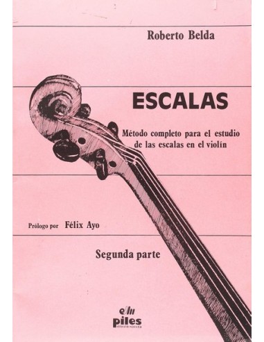 BELDA R.-2nd Scales for Violin