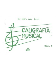 JUAN LLOVET M.E.-Cuadernos de Calligrafia Musical 5º