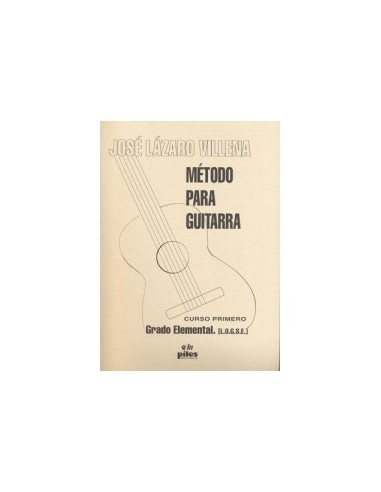 LAZARO J.-Method 1st Logse Elementary Course for Guitar