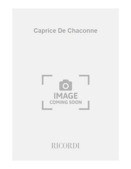 CORBETTA F.-Ciaccona Capricho per Chitarra