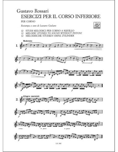 ROSSARI G.-Esercizi elementari per corno