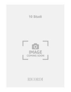 SCARPONI C.-Studies (10) for Clarinet