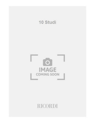 SCARPONI C.-Studies (10) for Clarinet