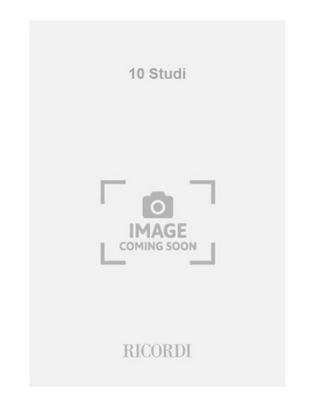 SCARPONI C.-Studies (10) for Clarinet