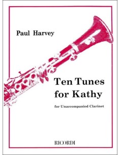 HARVEY P.-Tunes for Kathy (10) para Clarinete y Piano