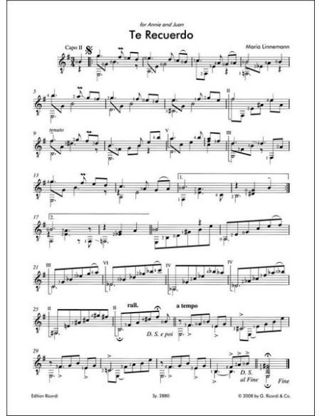 LINNEMANN M.-Soledad per Chitarra