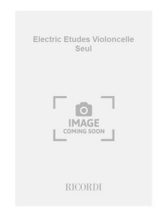 MACHOVER T.-Electric Studies para Violoncello