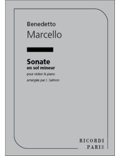 MARCELLO B.-Sonata en Sol menor para Violin y Piano (Salmon)