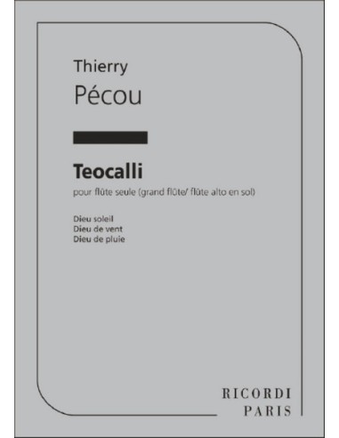 PECOU T.-Teocalli per flauto
