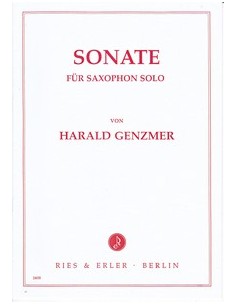 GENZMER H.-Sonate (GeWV 206) für Alt- oder Tenorsaxophon