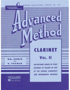 RUBANK-Advanced-Methode für Klarinette Vol.2 (Voxman/Gower)