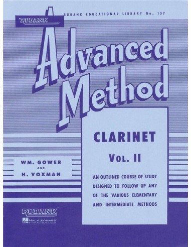 RUBANK-Advanced Method for Clarinet Vol.2 (Voxman/Gower)