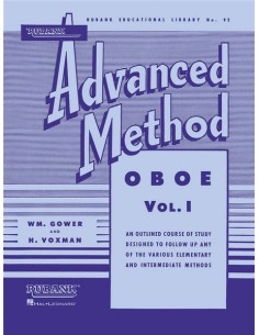 RUBANK-Advanced Method for Oboe Vol.1 (Voxman/Gower)
