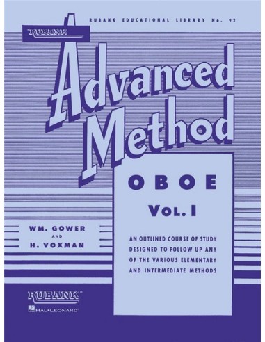 RUBANK-Advanced Method for Oboe Vol.1 (Voxman/Gower)