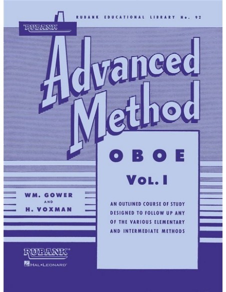 RUBANK-Advanced Method for Oboe Vol.1 (Voxman/Gower)