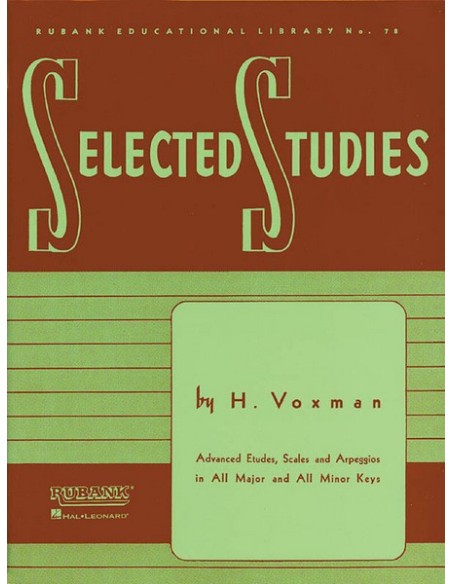 VOXMAN H.-Selected Studies for Clarinet