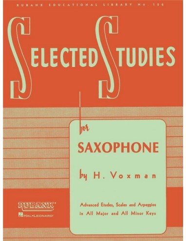 VOXMAN H.-Selected Studies für Saxophon