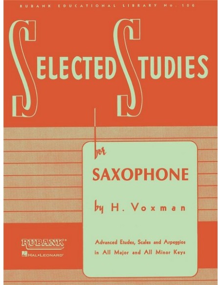 VOXMAN H.-Selected Studies for Saxophone