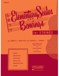 WHISTLER H.-Scale elementari e bowings per violoncello