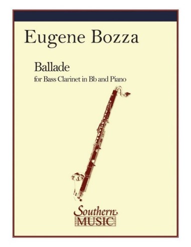 BOZZA E.-Ballade Clarinette basse et piano