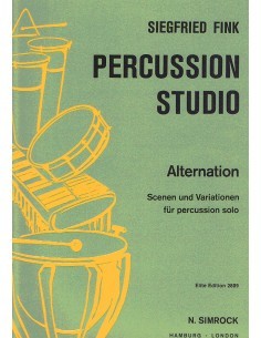 FINK S.-Alternation (Scènes et Variations) pour percussion