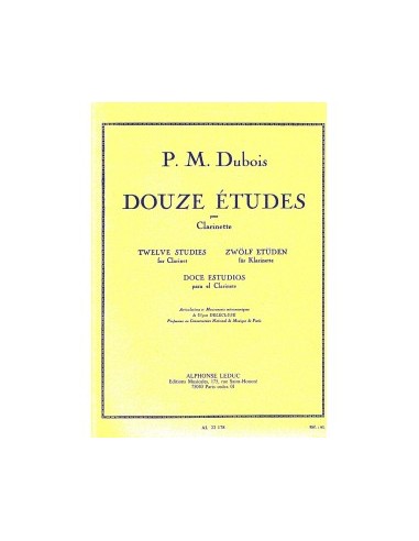 DUBOIS P.M.-Studi (12) per Clarinetto