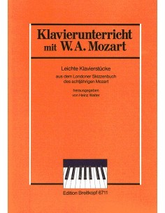 MOZART W.A.-Easy Pieces "London Notebook" für Klavier (Walter)