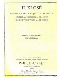 KLOSE H.E.-Daily Clarinet Exercises