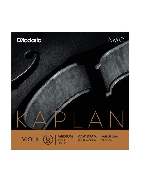 Viola String 4/4 3rd (G) D'Addario Kaplan Amo Medium Scale (KA413 MM) Medium Tension
